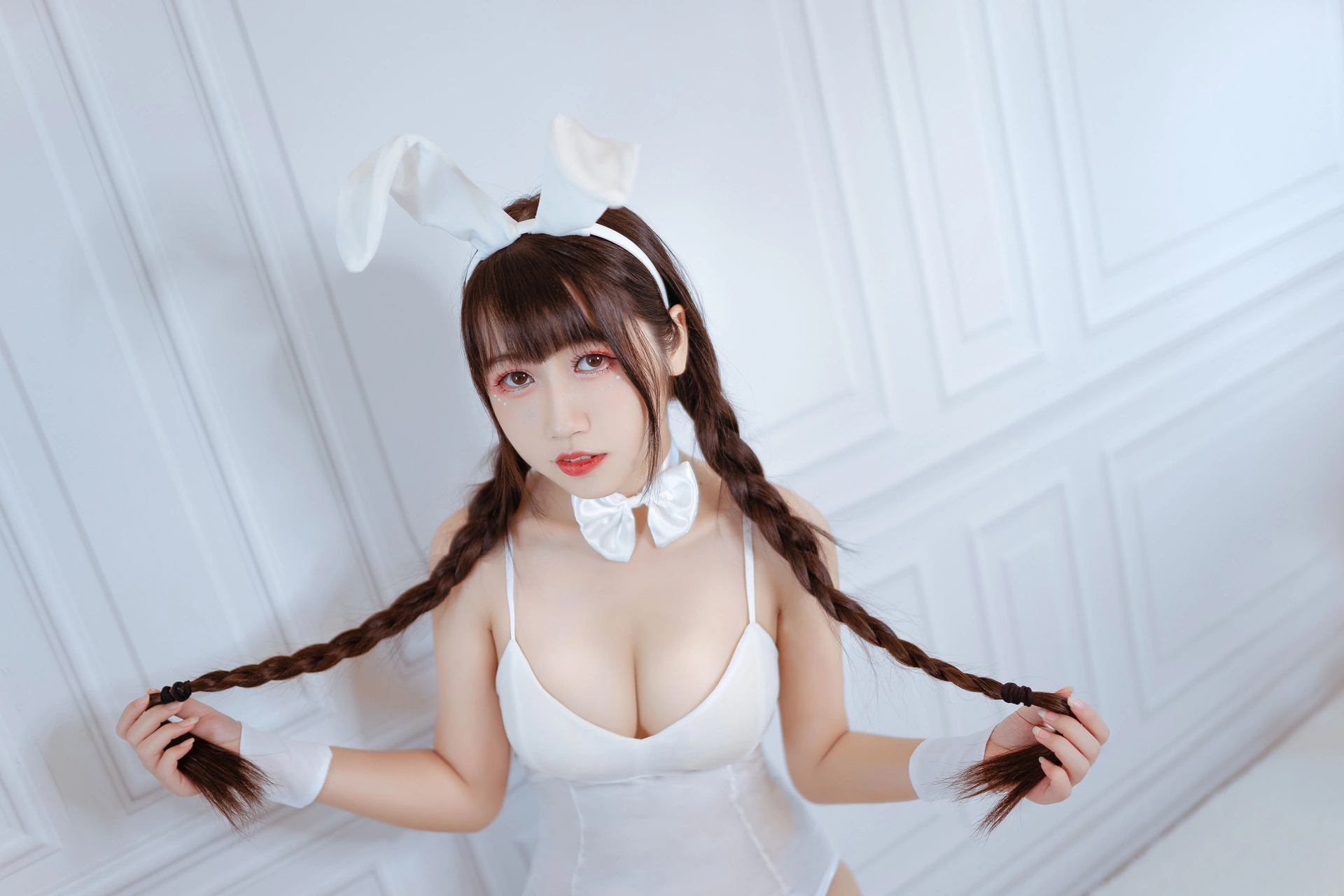 不呆猫 - NO.03 白色兔女郎 2