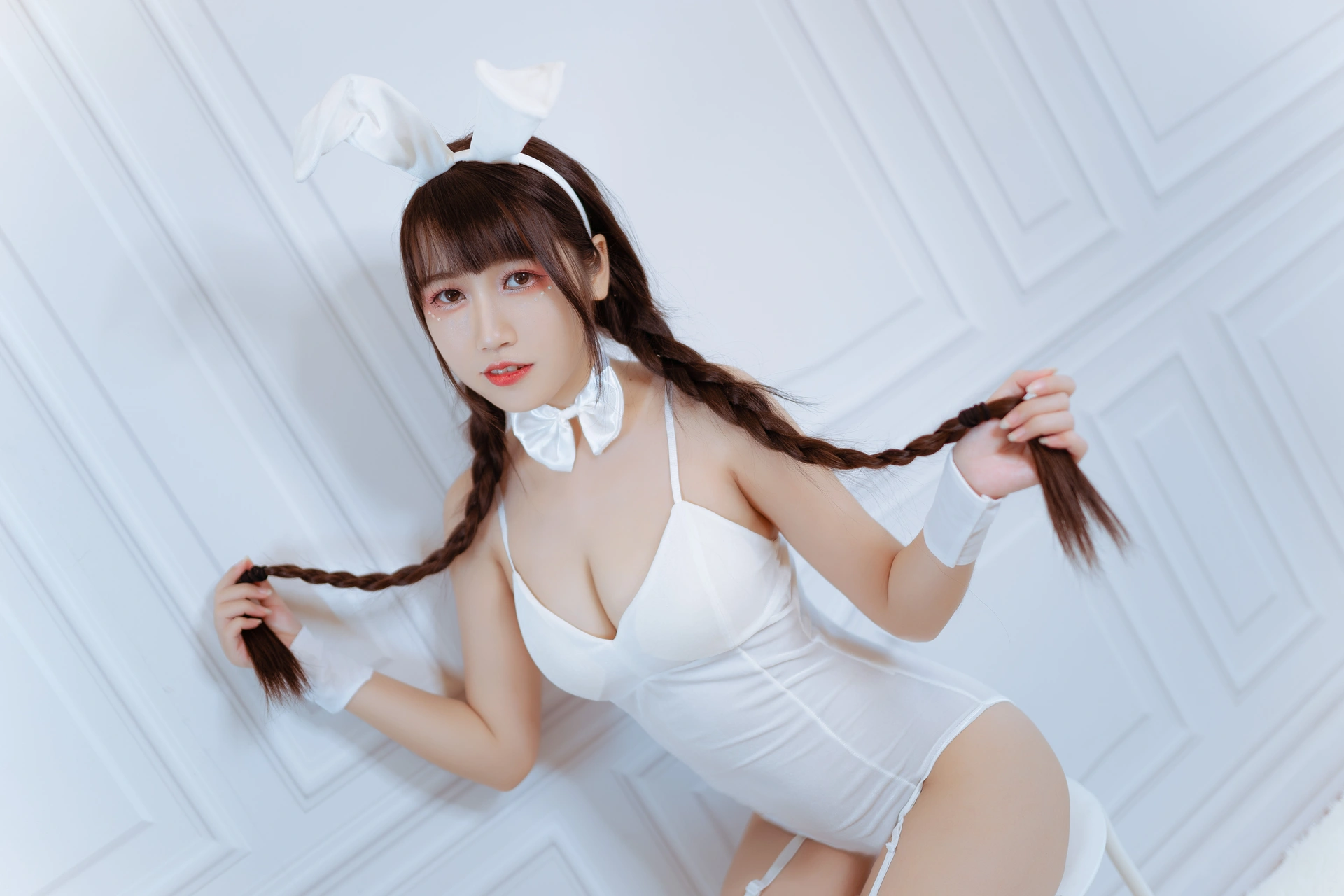 不呆猫 - NO.03 白色兔女郎 3