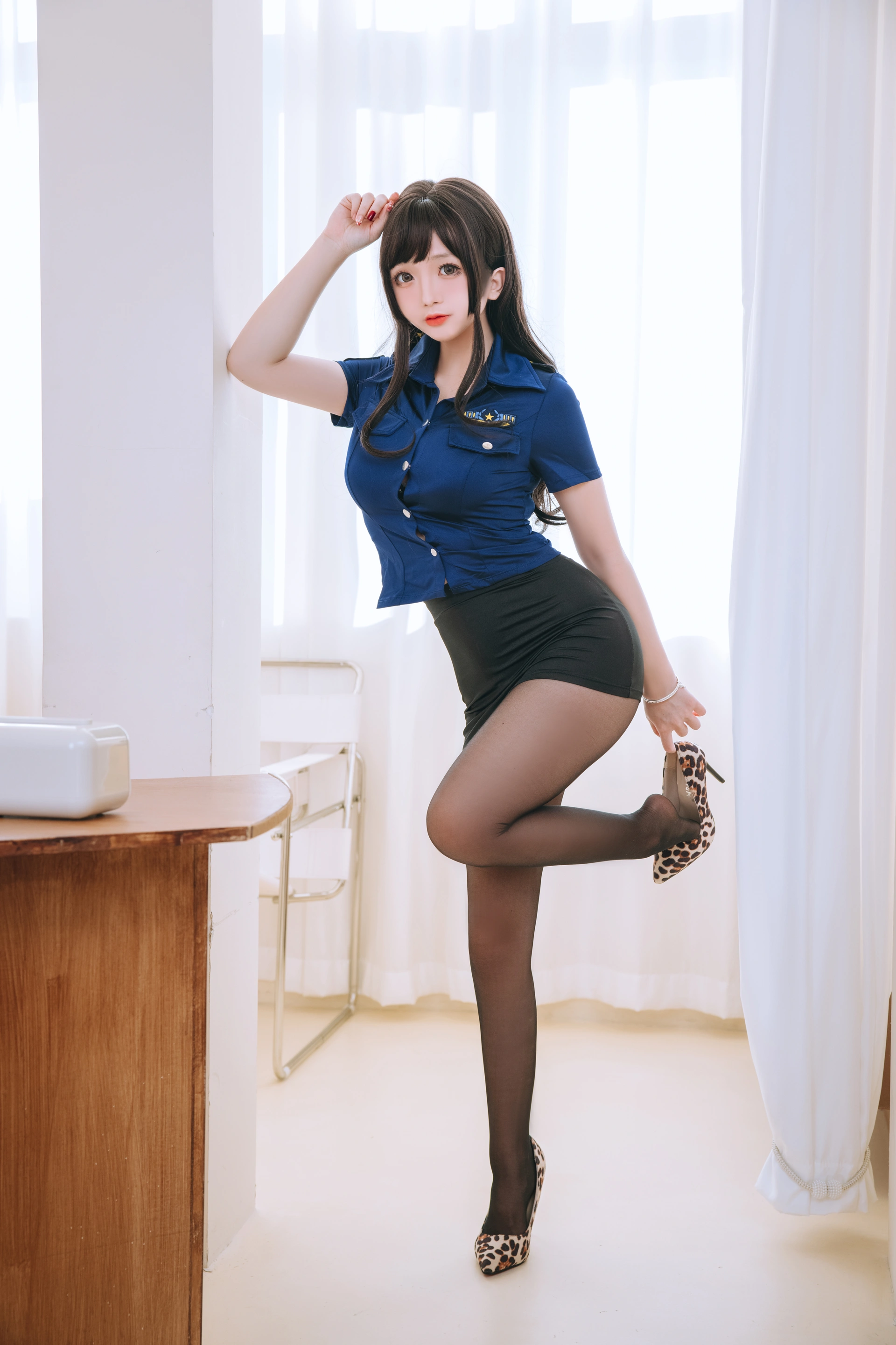 日奈娇 - NO.37 豹纹女警 2