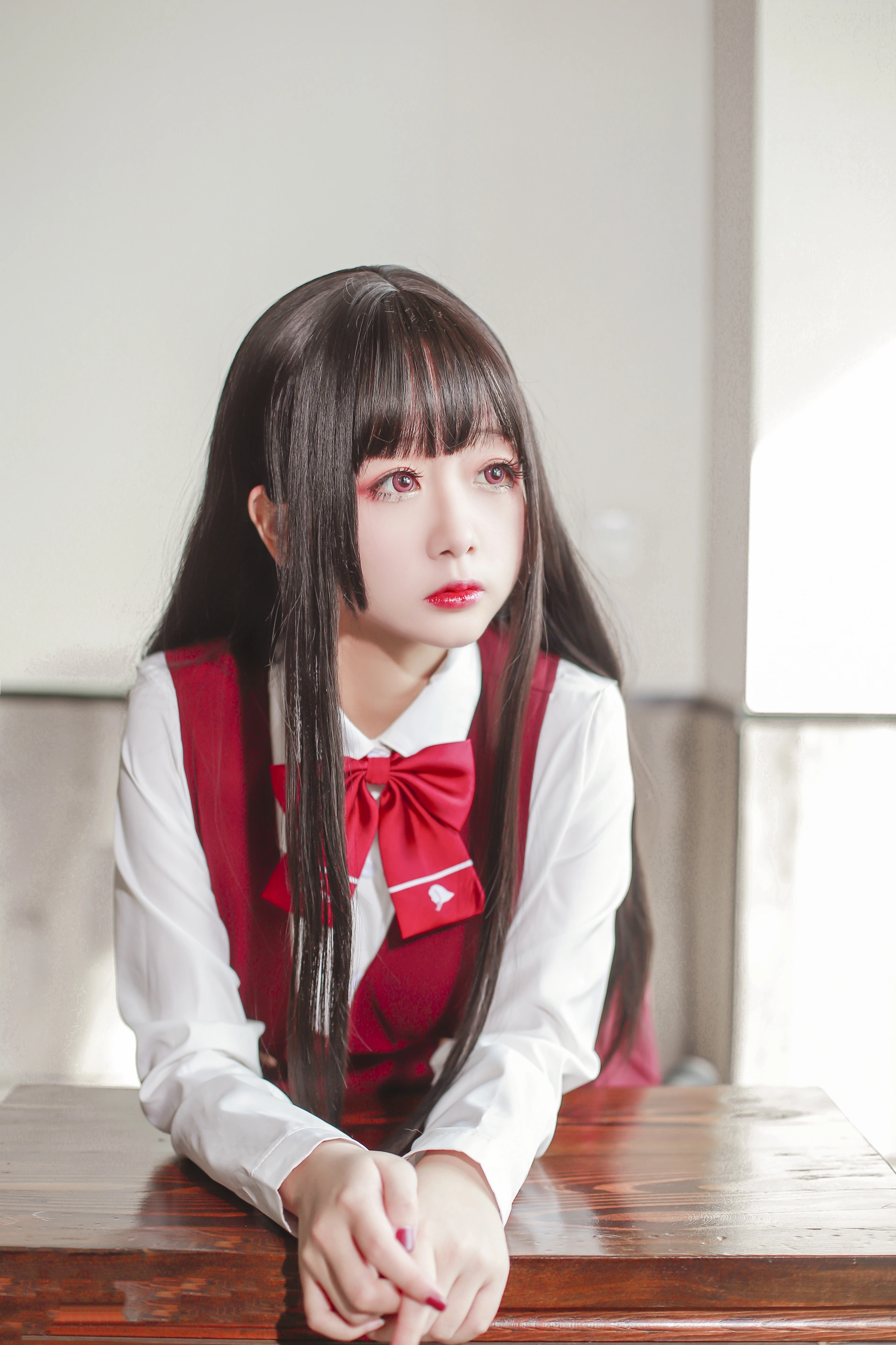 日奈娇 - NO.38 JK少女红裙 2