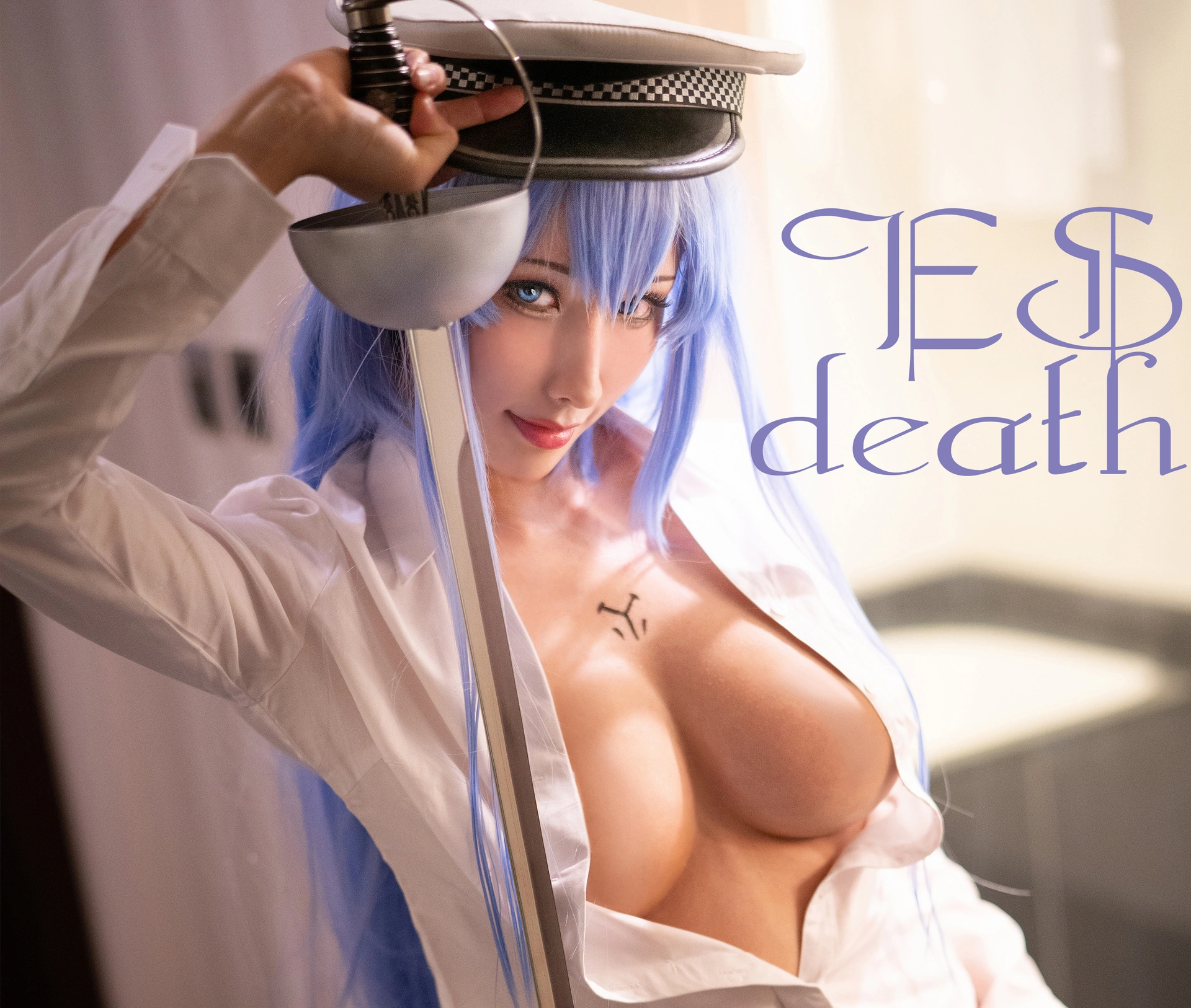 雨波_HaneAme - NO.03 Akame Ga Kiru_Esdeath_BF shirt_艾斯德斯男友襯衫 1